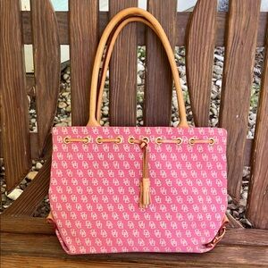Dooney & Bourke Pink Monogram Tote